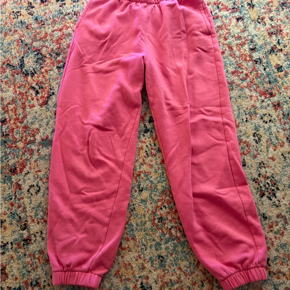 Hollister Pink Jogger Sweatpants Relaxed Fit